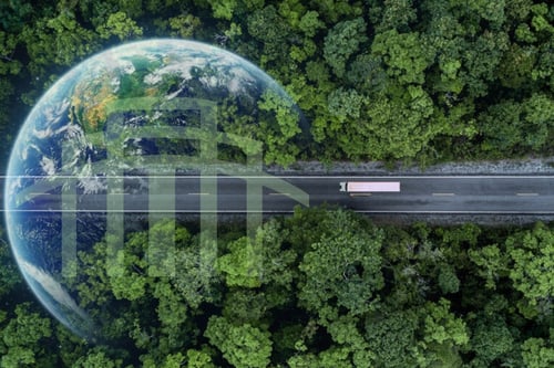 Image concept of freight carbon reduction