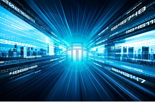 Image concept of digital freight data